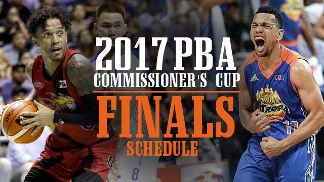 SCHEDULE: 2017 PBA Commissioner’s Cup Finals – TNT vs SMB