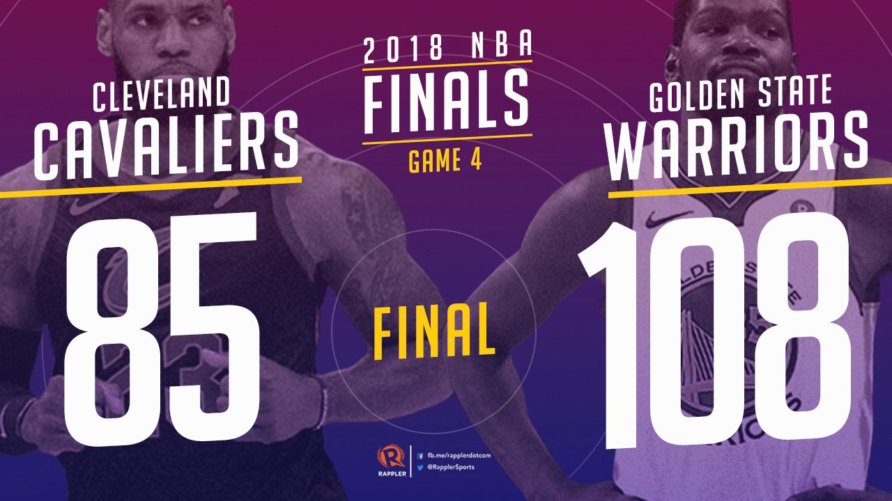 HIGHLIGHTS: Golden State Warriors vs Cleveland Cavaliers – NBA Finals 2018 Game 4