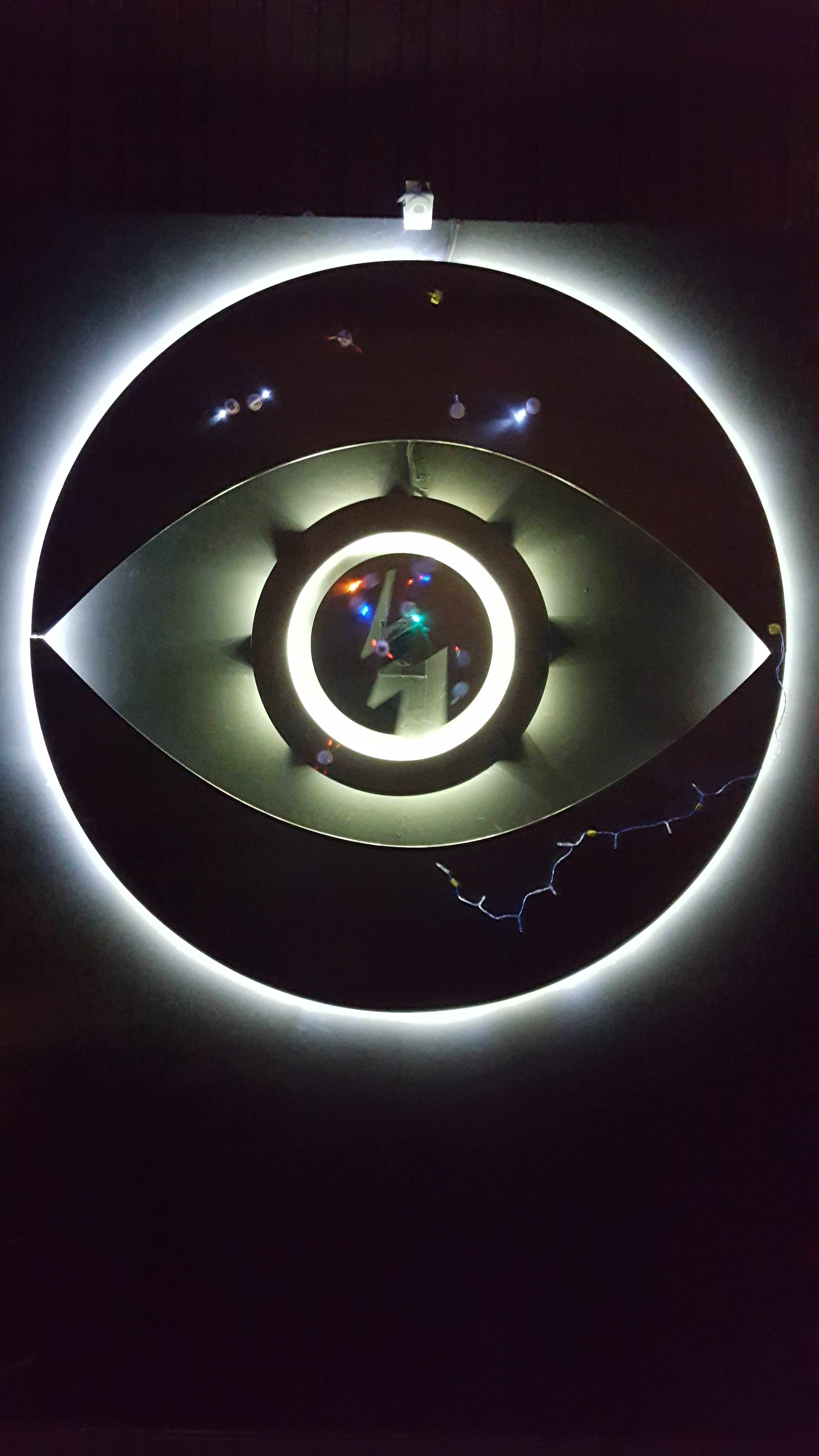 Art Installation of an Eye at the Aliwal Arts Centre 