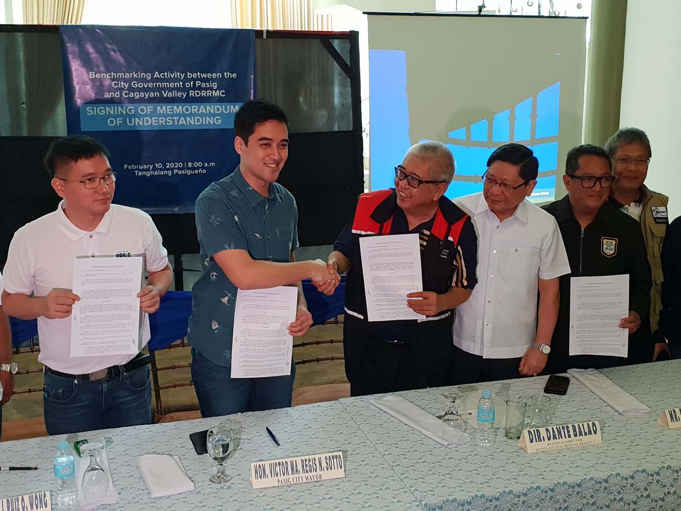 Vico Sotto signs Pasig’s disaster response deal with Cagayan Valley