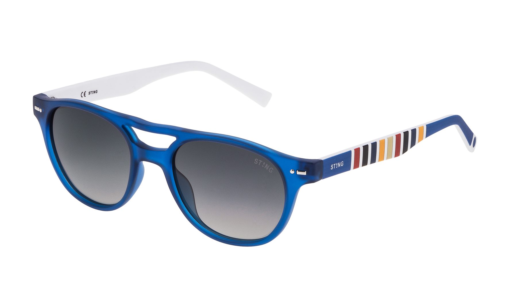 COLOR BLOCKING. The colored temples easily make this piece a fashion statement. Photo courtesy of Sting 