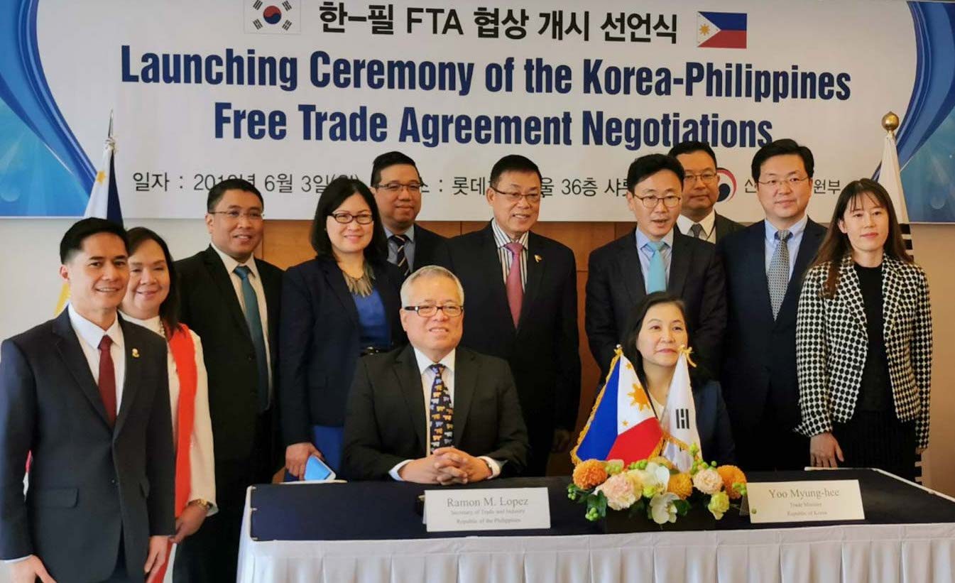 Philippines, South Korea begin free trade deal talks