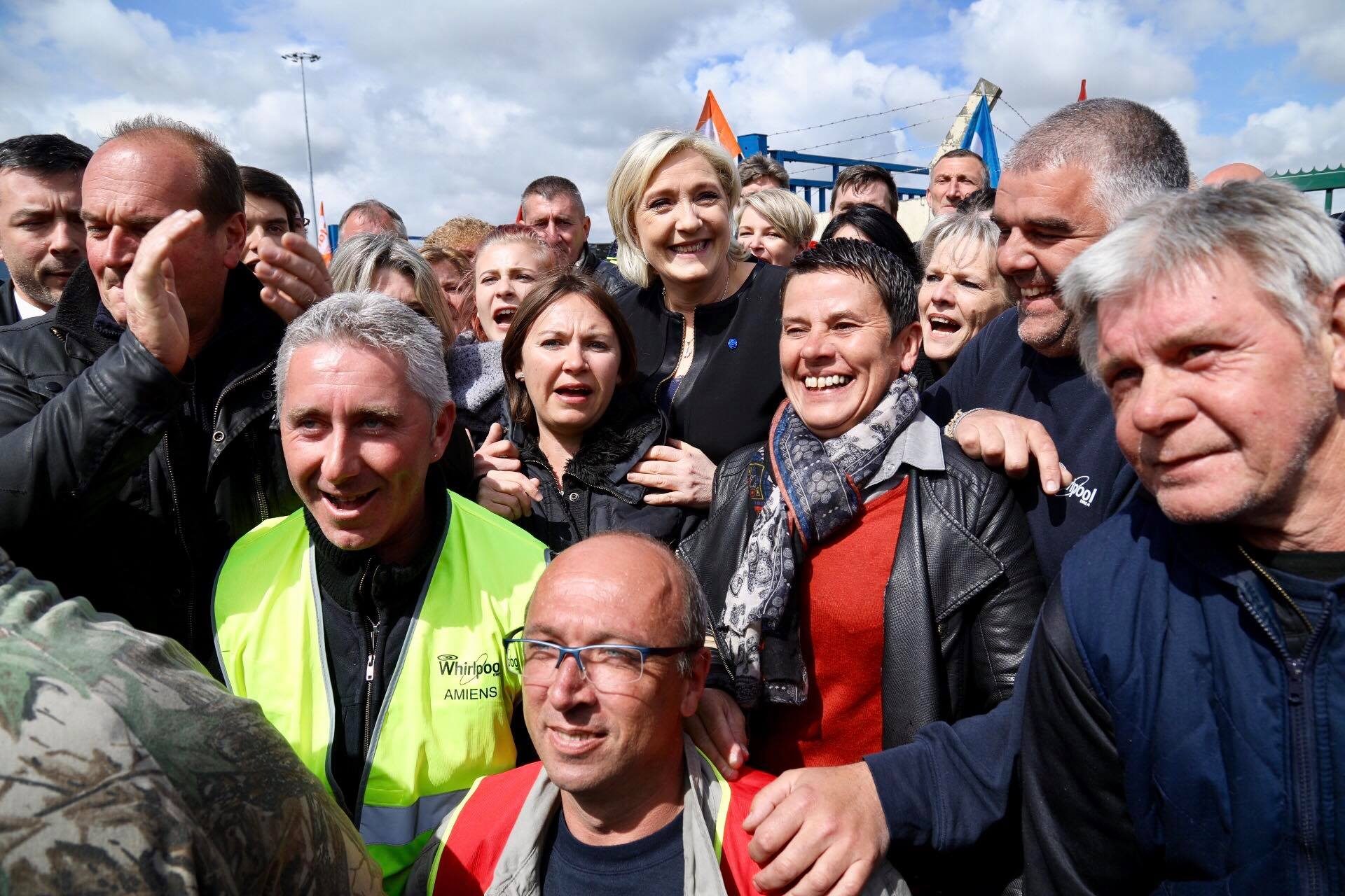 France’s Macron gets rough ride in Le Pen country