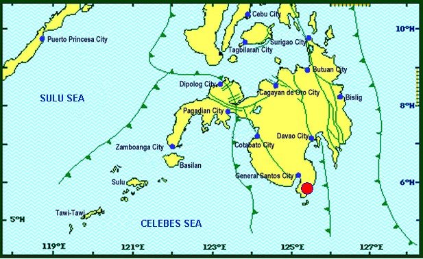 Earthquake shakes parts of southern Mindanao
