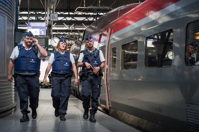 France investigators question train gunman