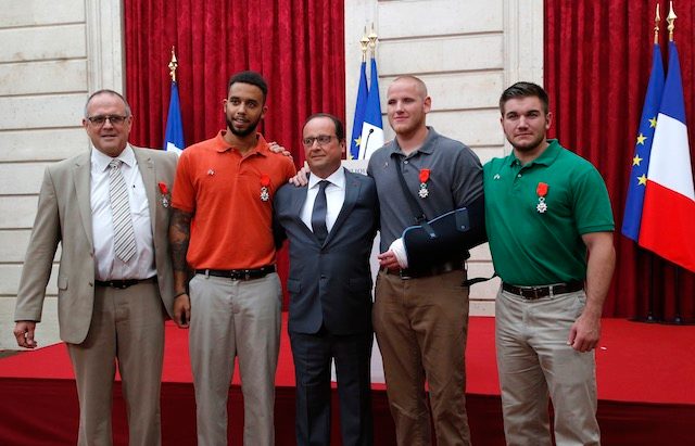 France honors heroes for train attack ‘courage’