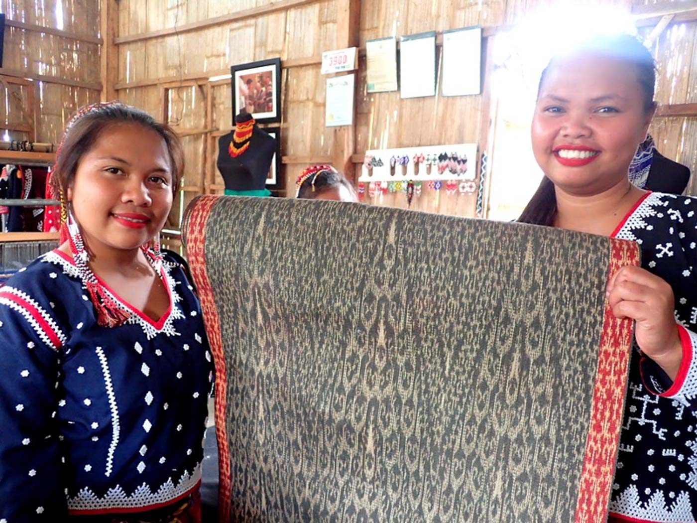 TABIH. You can see patterns of the Blaans’ traditional abaca weave at the cultural center of master weaver Bai Yabing Masalon-Dulo. 