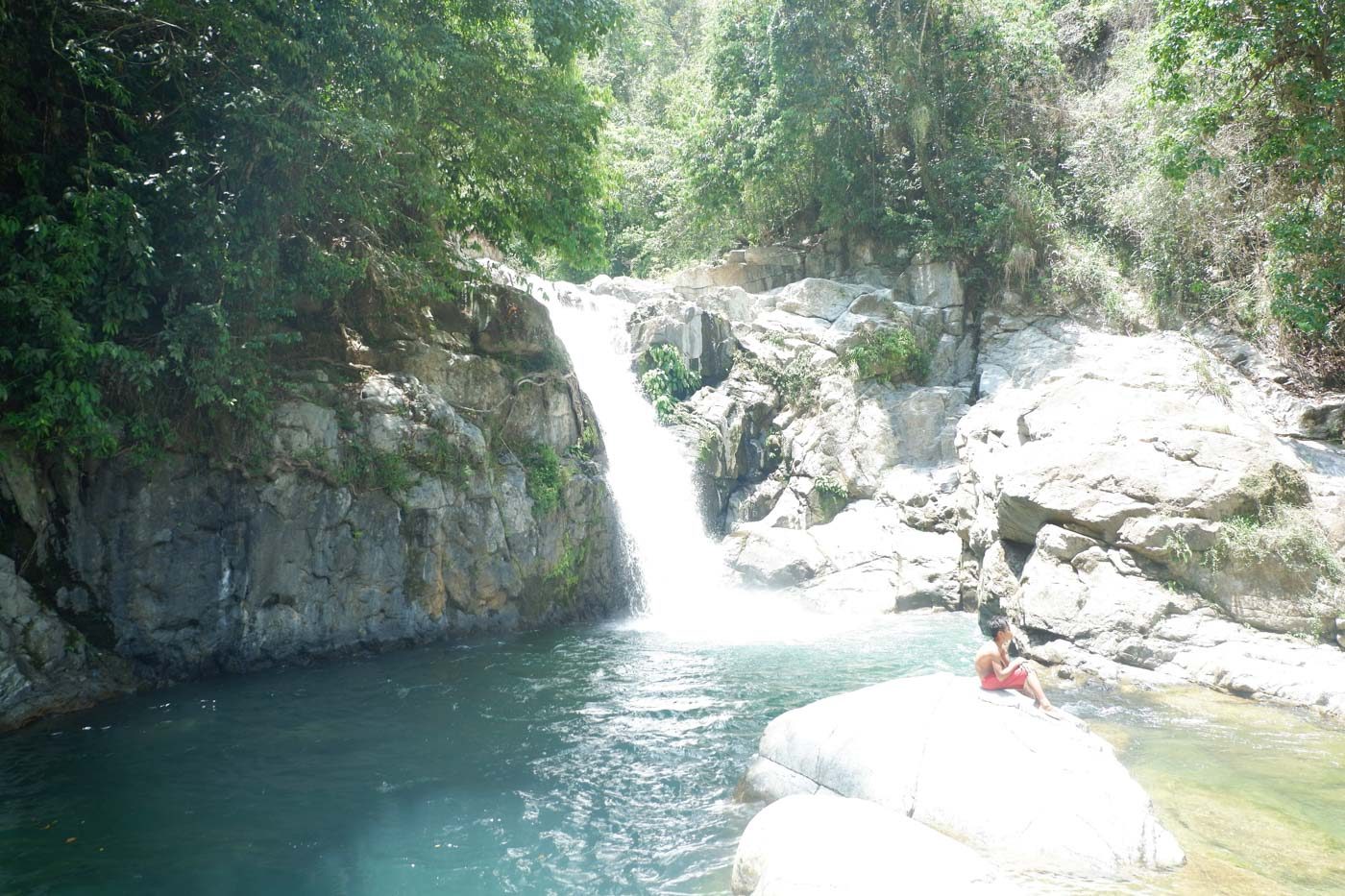 FLOW. Lintungan Falls in Quezon, Nueva Vizcaya flows abundantly even during summer. Photo by Paula Anntoneth O 