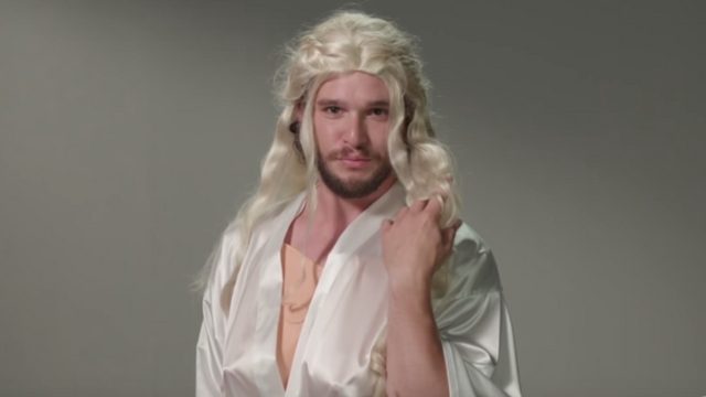 [WATCH] Kit Harington auditions for the role of Daenerys, Hodor, and more