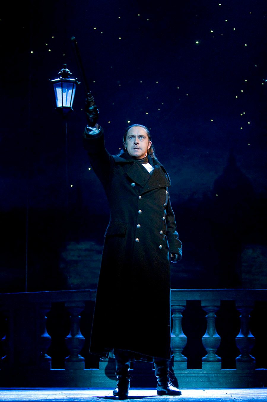 Earl Carpenter as Javert. Photo by Michael Le Poer Trench 