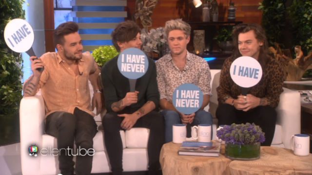 WATCH: What’s revealed when One Direction plays ‘Never Have I Ever’ with Ellen?
