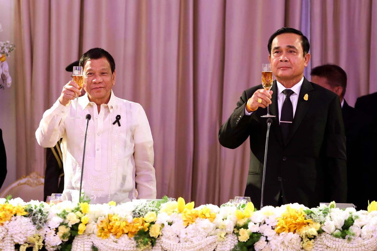 Birthday boy Prayut gives Duterte an early birthday treat