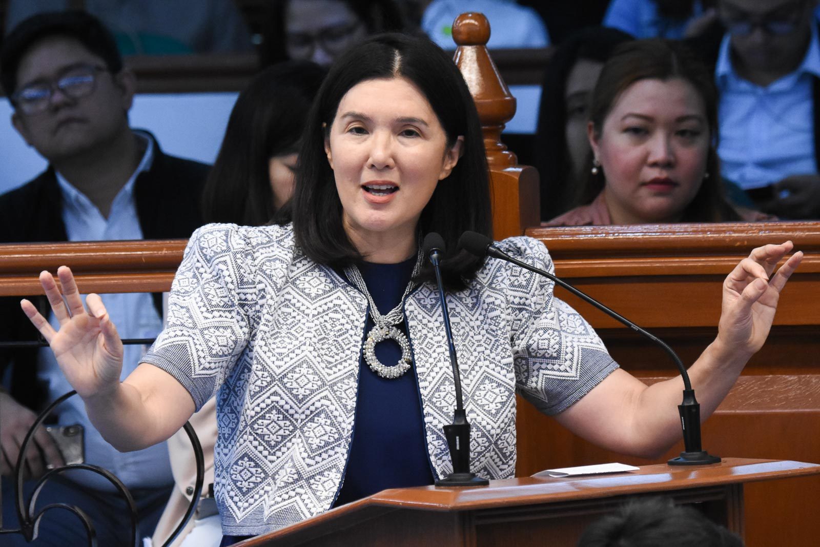Territorial dispute: Pia Cayetano fumes over Marcos tackling Citira at committee hearing
