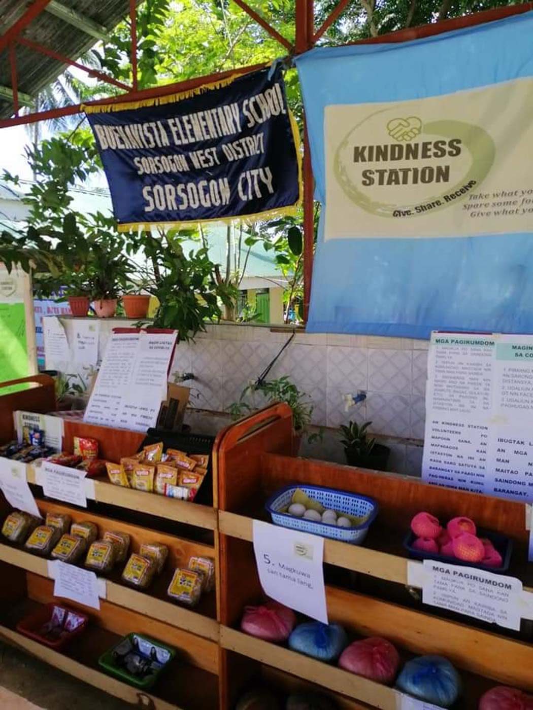 ONE OF A KIND. 'Kindness Station' promotes the value of looking after each other at a time of crisis. Photo courtesy of Kindness Station Facebook page 