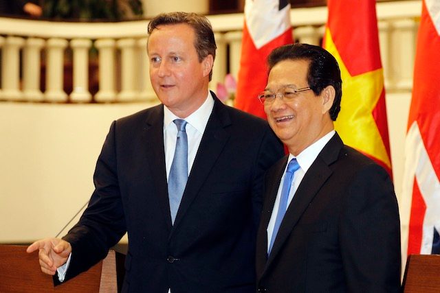 British PM on landmark first visit to Vietnam