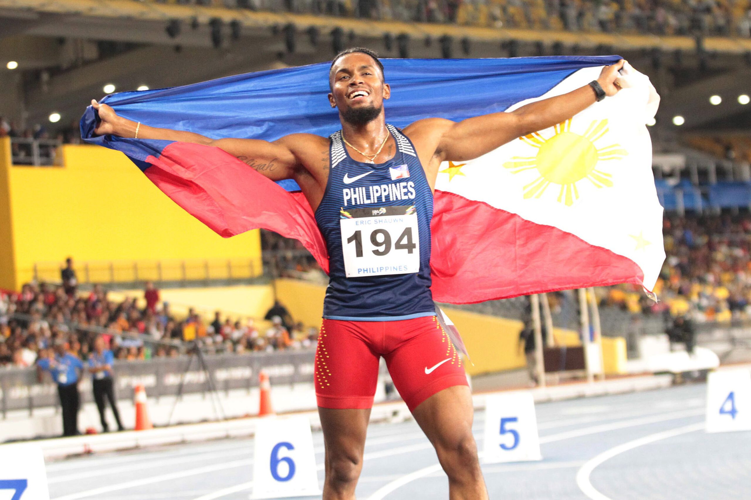 Eric Cray repeats as 400m hurdles king in 2017 SEA Games, gets silver in 100m