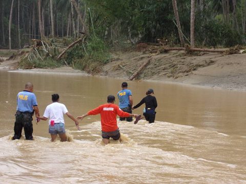 MASSIVE FLOODING. Rivers overflow in Zamboanga Peninsula. Photo courtesy of PNP in Zamboanga City 