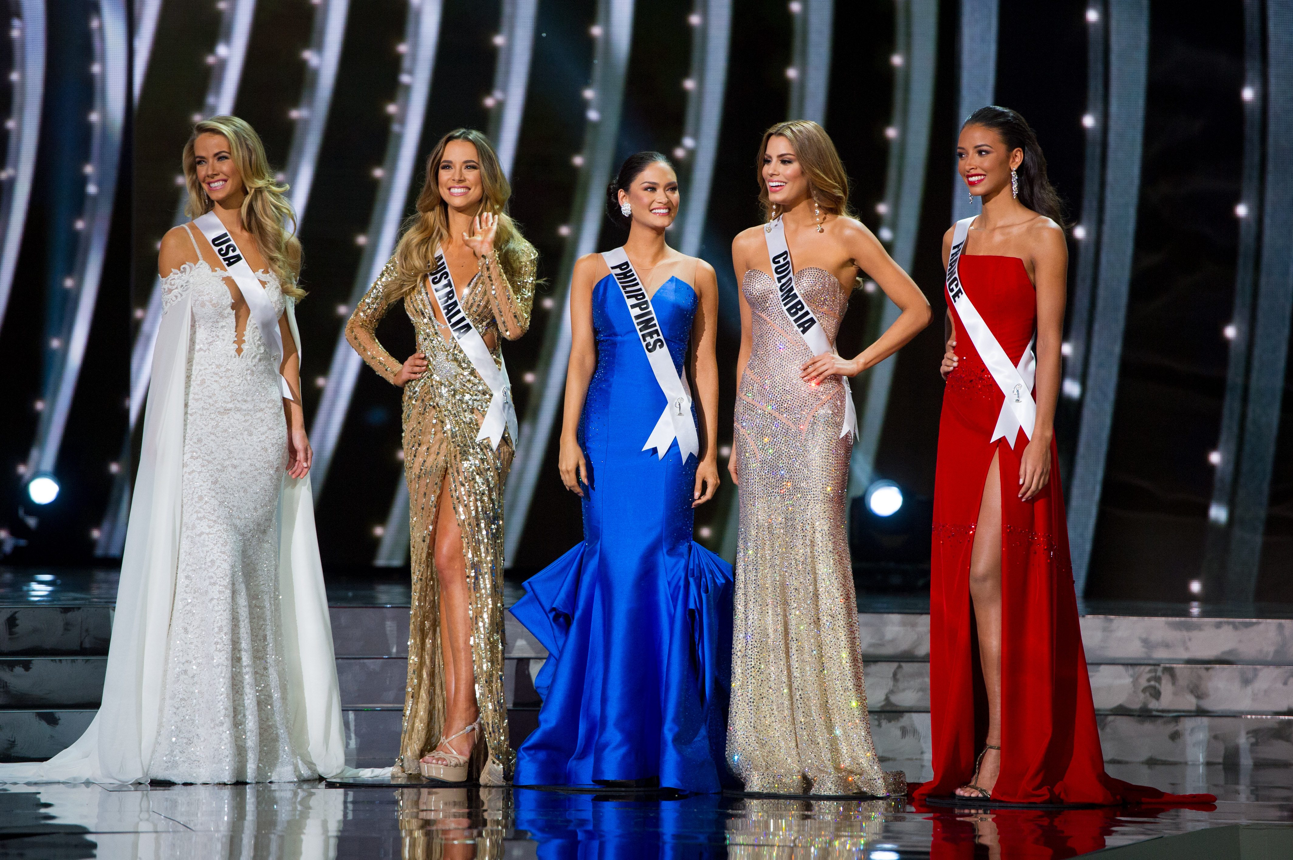TOP 5. The Miss Universe contestants at the 2015 competition. Photo courtesy of HO/The Miss Universe Organization 