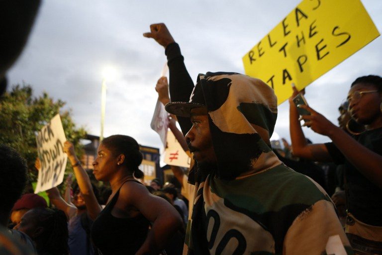 Unrest flares anew in US city after police shooting