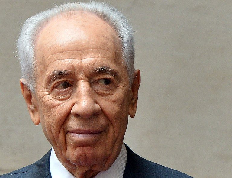 Shimon Peres, Israeli statesman and Nobel peace laureate, dies
