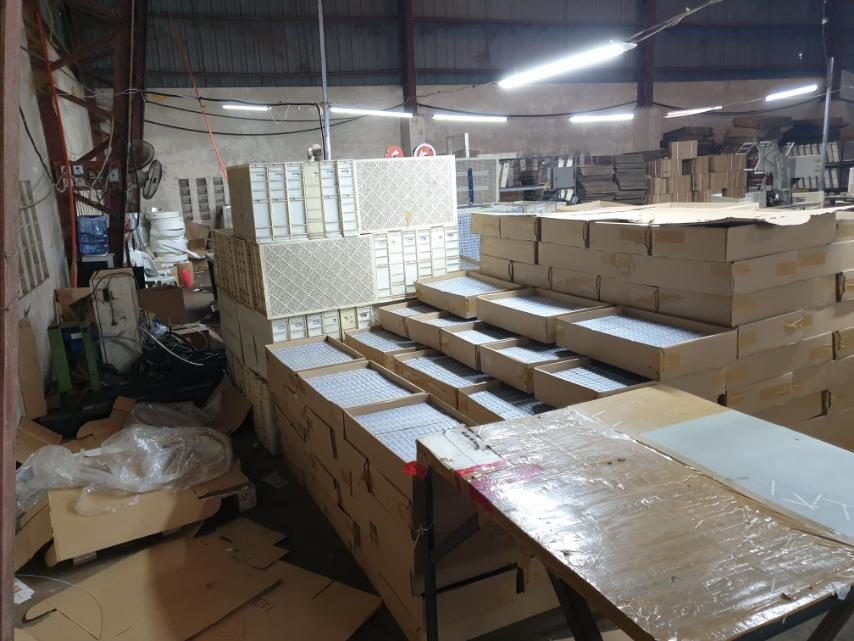 ILLEGAL OPERATION. Makers of fake cigarettes evade paying billions of pesos in taxes every year. Photo from the Bureau of Customs 