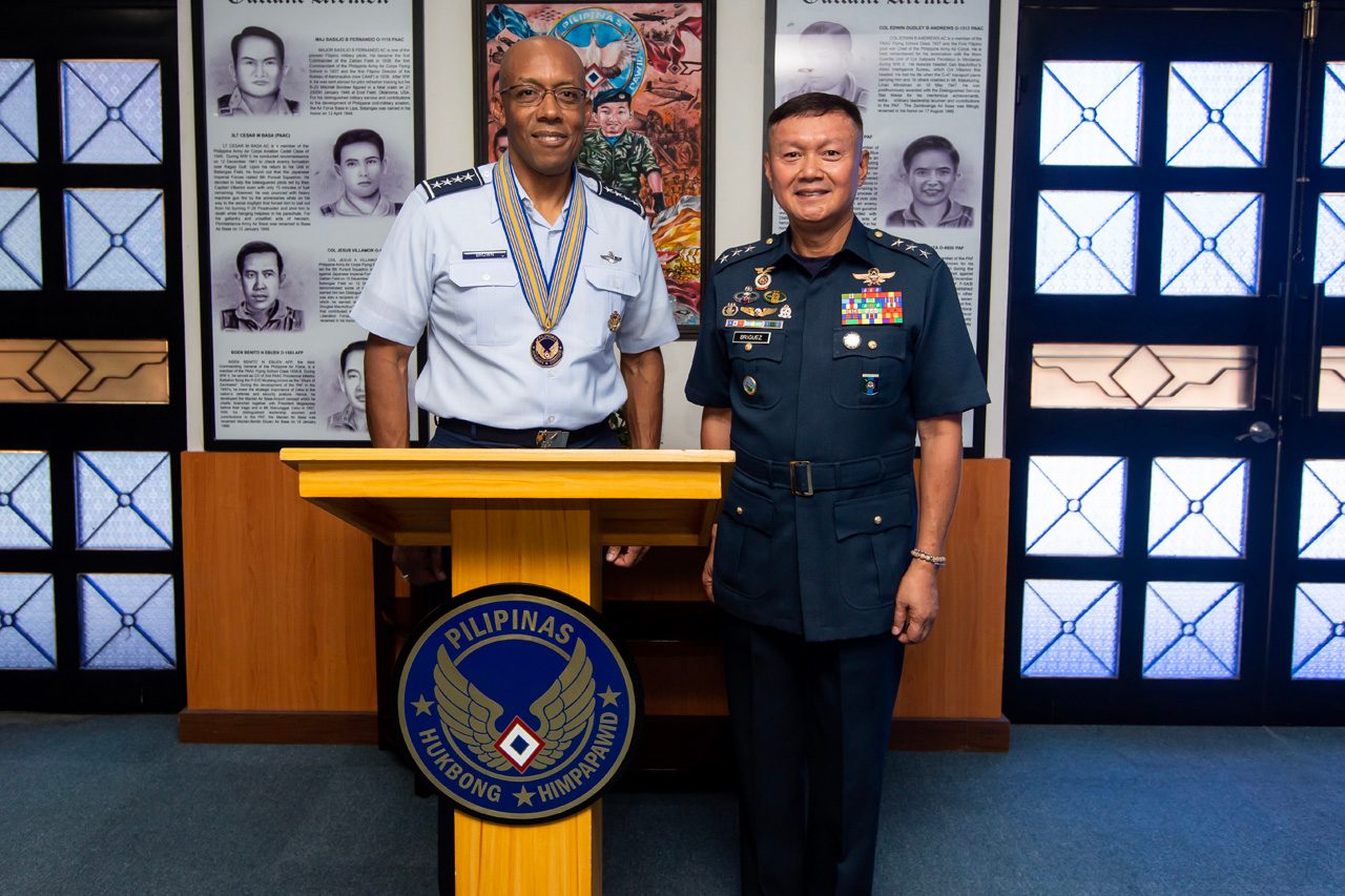 U.S. Pacific Air Forces chief visits Philippines to boost ties
