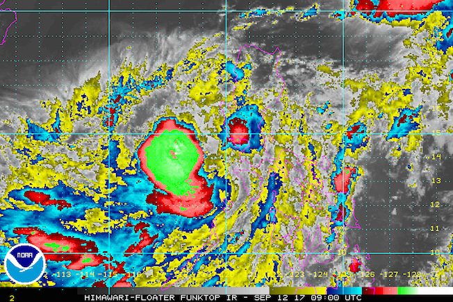 Tropical Depression Maring to exit land via Zambales-Bataan