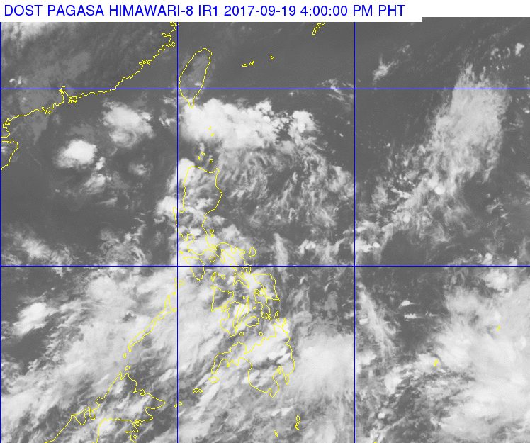 Monsoon rain in parts of PH on Wednesday