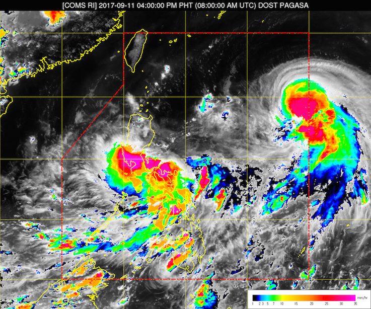 Typhoon Lannie, Tropical Depression Maring both in PAR