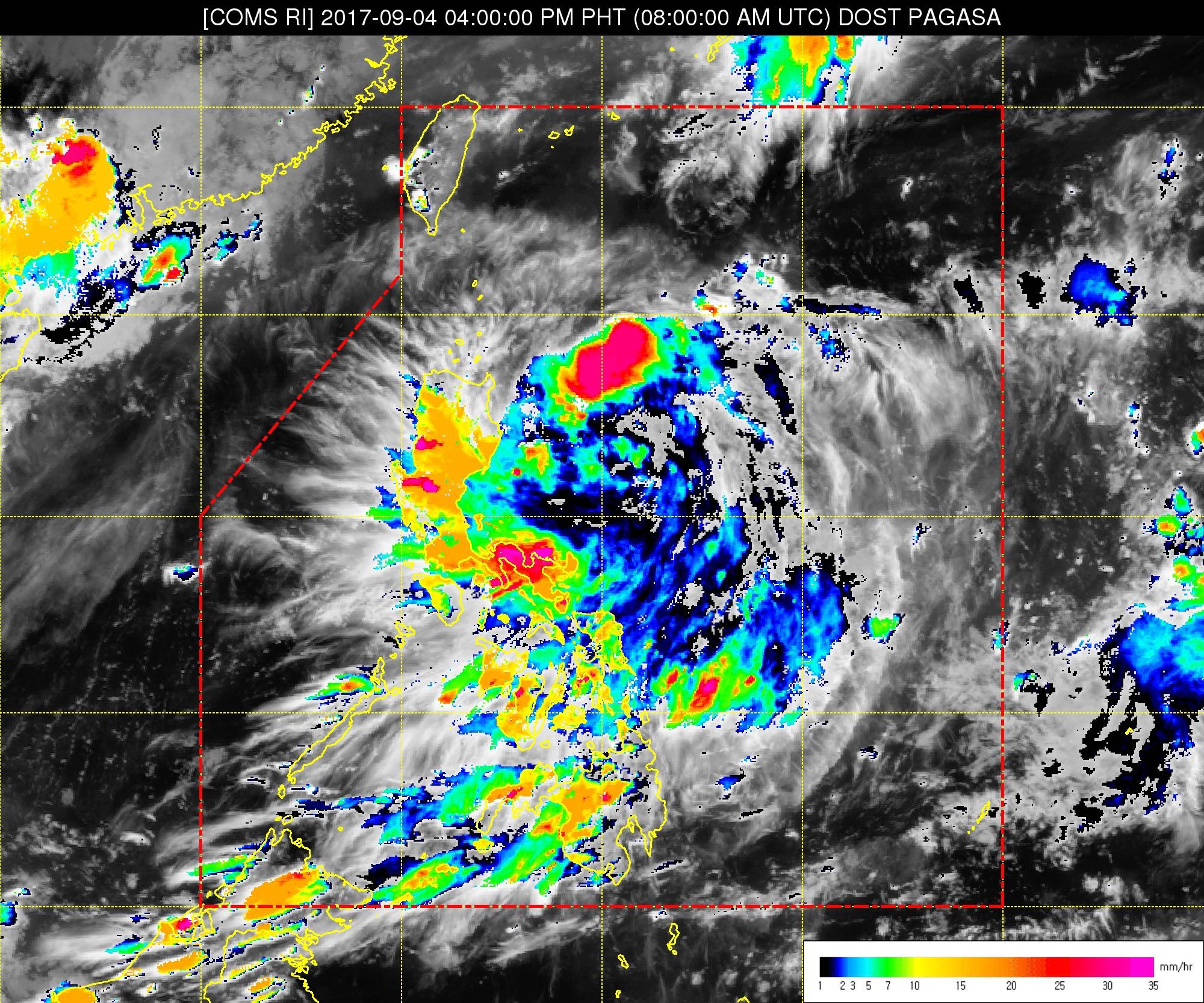 Low pressure area intensifies into Tropical Depression Kiko