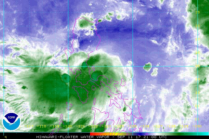 Maring slightly intensifies as it heads for Quezon-Aurora