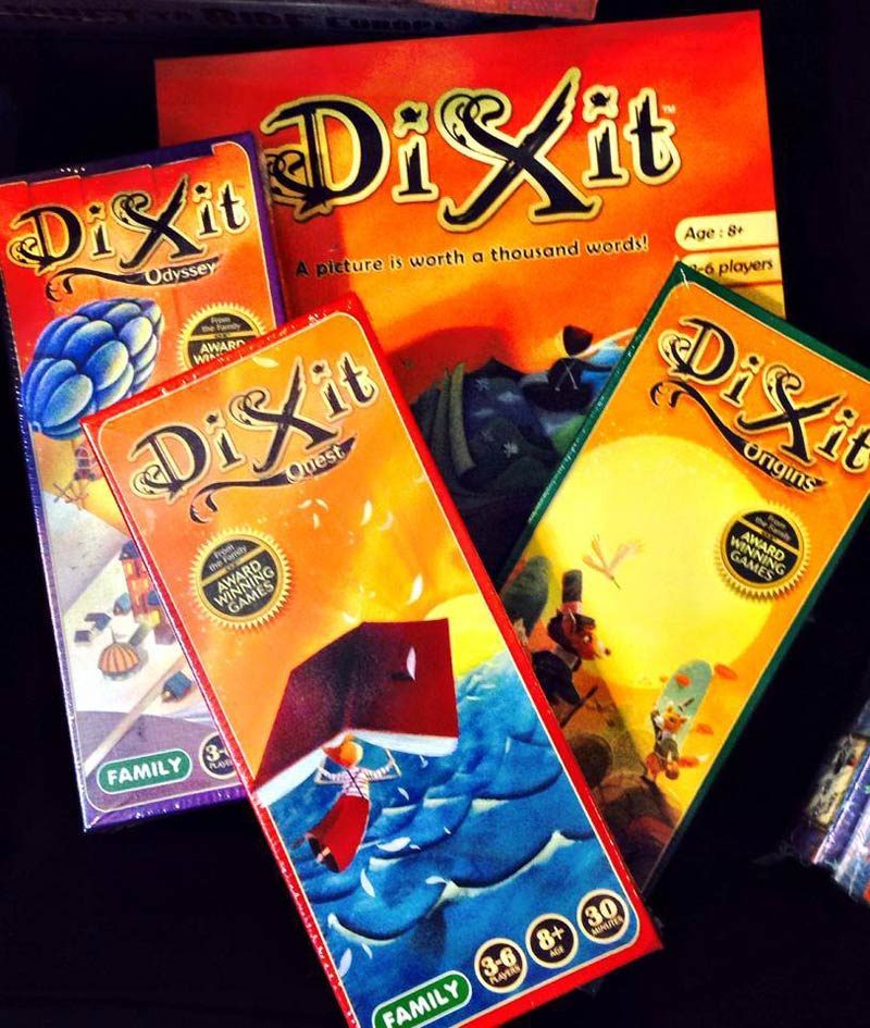 DIXIT. Just one of many available games to play. Photo from Facebook 