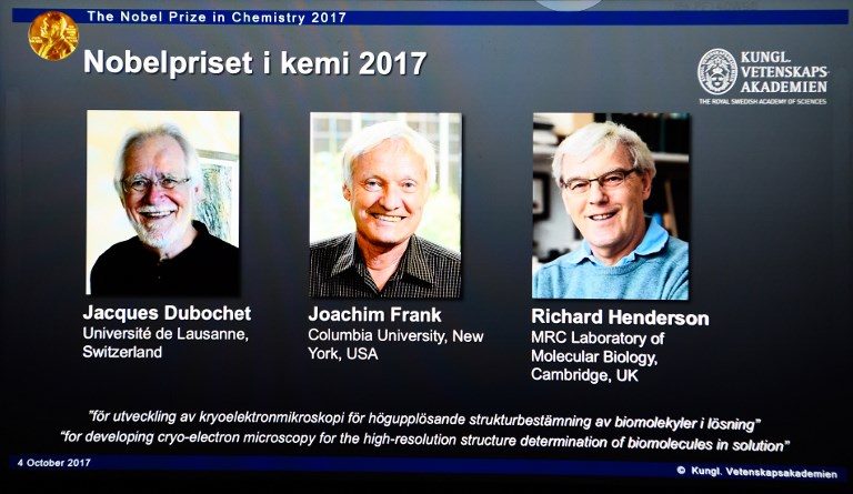 Trio takes chemistry Nobel for ‘cool’ method to study molecules