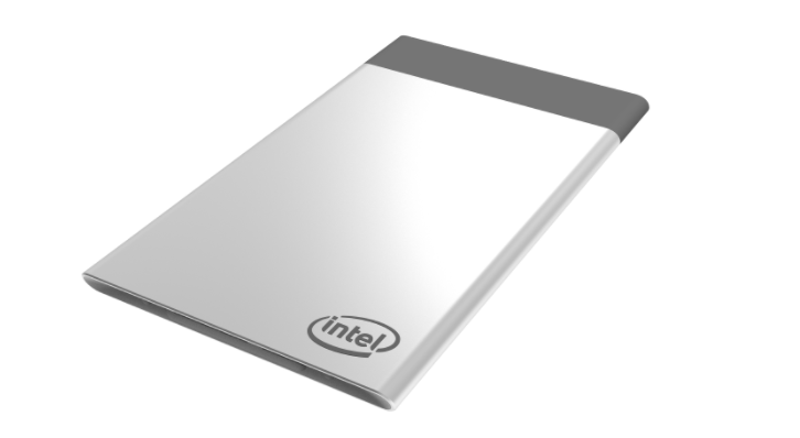 Intel unveils a computer the size of a credit card