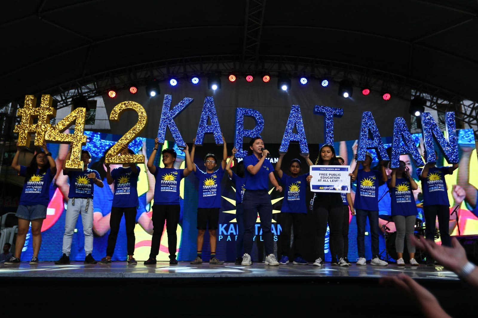 LAST SPOT. Kabataan current representative and first nominee Sarah Elago, clinched the last spot among party-list winners. Photo by Jire Carreon/Rappler 