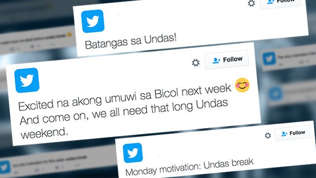 Excited for the long break? ‘Undas’ trends a week early