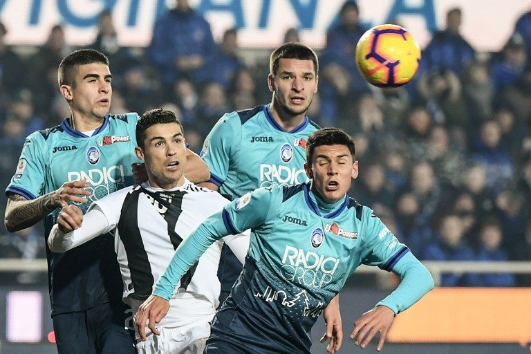 Ronaldo rescues point for 10-man Juventus