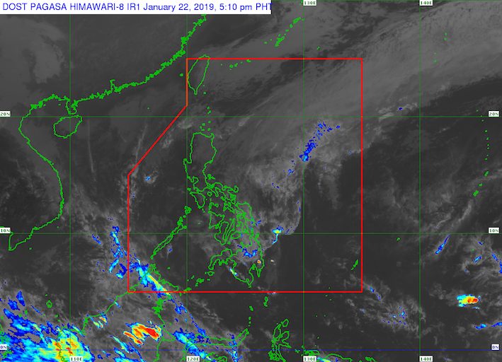 LPA trough affecting Bicol, Eastern Visayas, Caraga