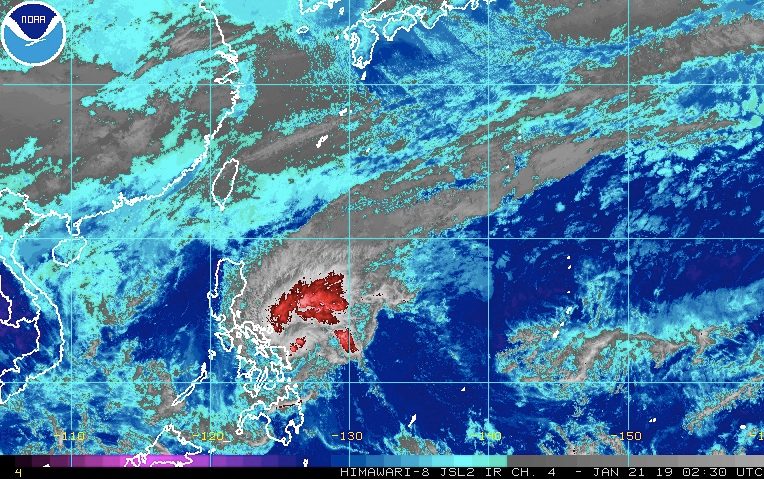 Rain from Tropical Depression Amang to continue in Eastern Visayas, Bicol