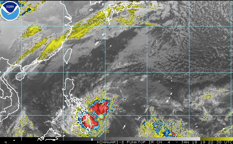 Tropical Depression Amang speeds up ahead of landfall