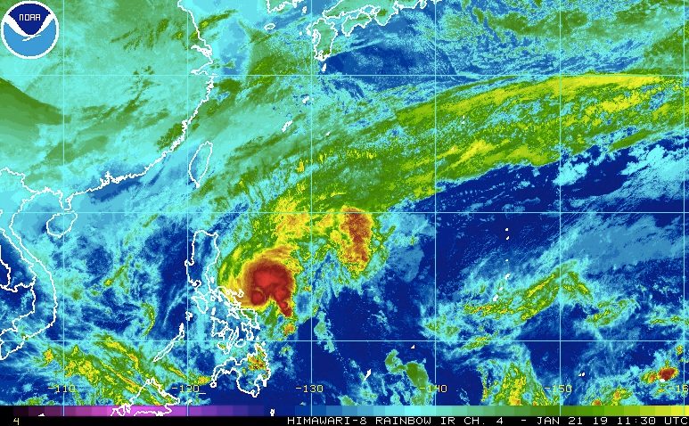 Tropical Depression Amang weakens into LPA