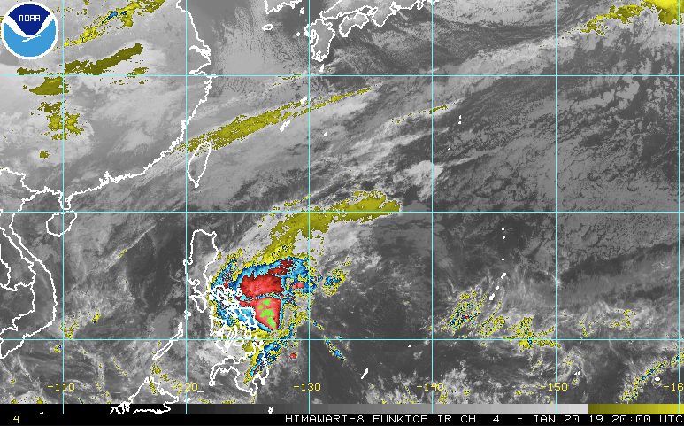 Tropical Depression Amang slows down on its way to Southern Leyte