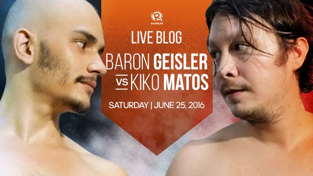 LIVE COVERAGE: Baron Geisler vs Kiko Matos at URCC Fight Night