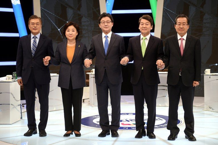 South Korea candidates in final push as North assails conservatives