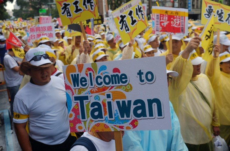 Taiwan sees fewer tourists as Chinese stay away