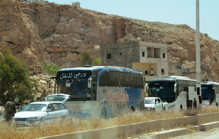First evacuations from Damascus rebel district