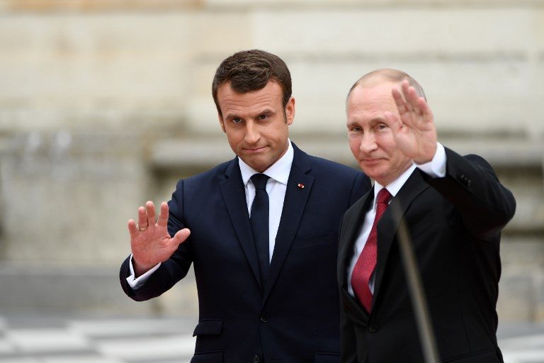 Macron, Putin hold ‘frank’ talks on Syria, Ukraine