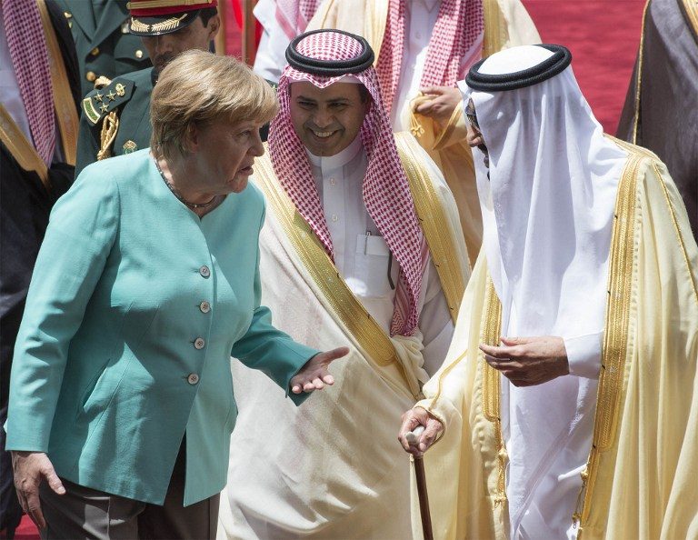German chancellor in Saudi for G20, cooperation talks
