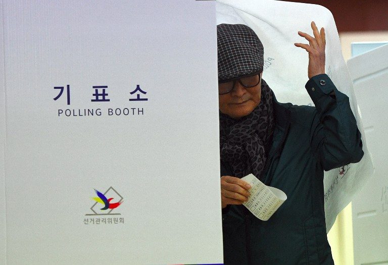 South Koreans vote in historic election