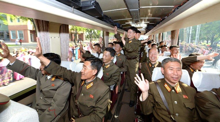 Hero’s welcome in Pyongyang for North’s missile developers